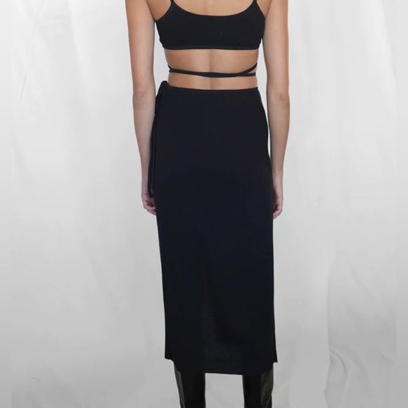 The Range Mass Rib Tie Skirt - Picture 5 of 5